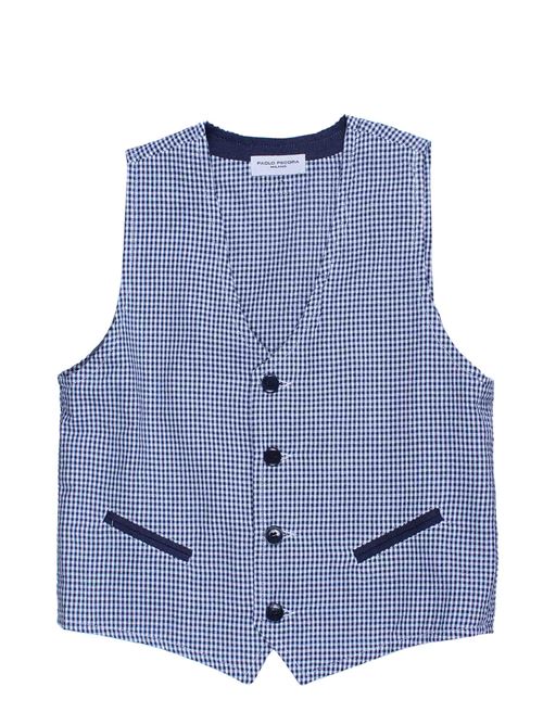 Panciotto vichy PAOLO PECORA | PP1820BLU